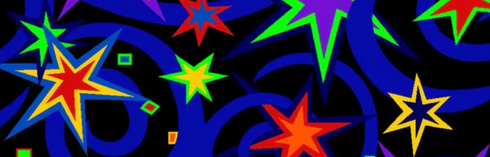 casino carpet detail: estrellas